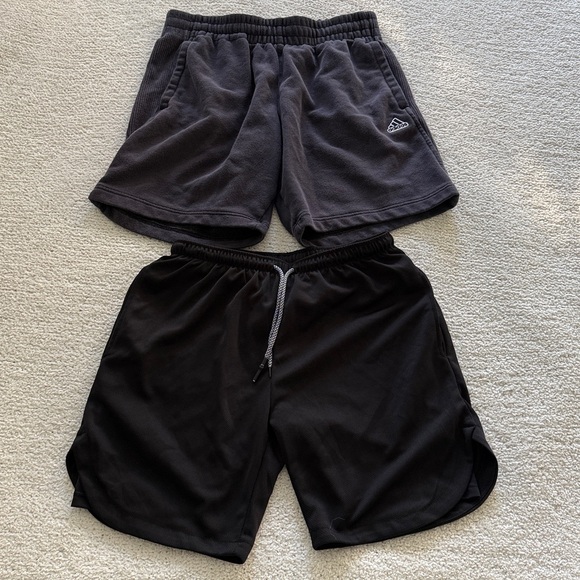 Adidas Men's Black and Dark Gray Athletic Shorts - Picture 9 of 9
